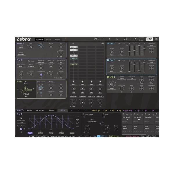 u-he Zebra 3 - modularer Hybrid-Synthesizer - Download