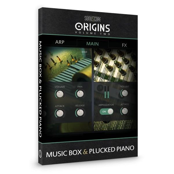 BOOM Library Sonuscore Origins Vol.2: Music Box & Plucked Piano - Arpeggio-Instrument mit Spieluhr und gezupftem Klavier - Download