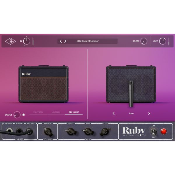 Universal Audio UAD Ruby '63 Top Boost Amp - Top-Boost-Gitarrenverstärker - Download
