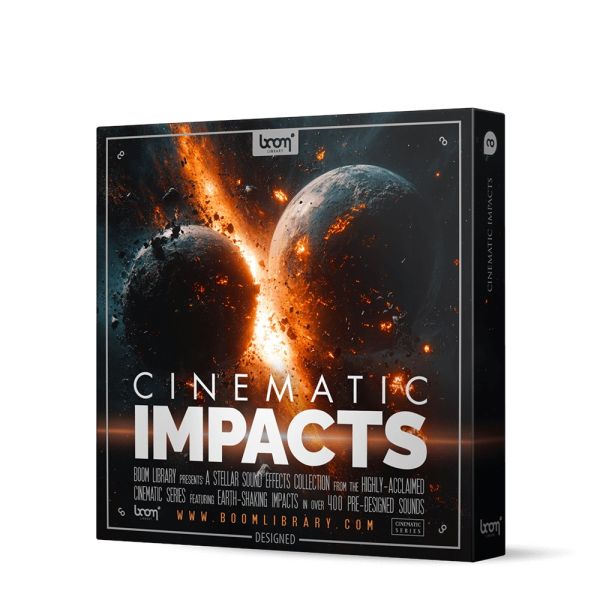 Boom Cinematic Impacts - DESIGNED - fertig gestaltete Impact-Sounds für Film und Trailer - Download