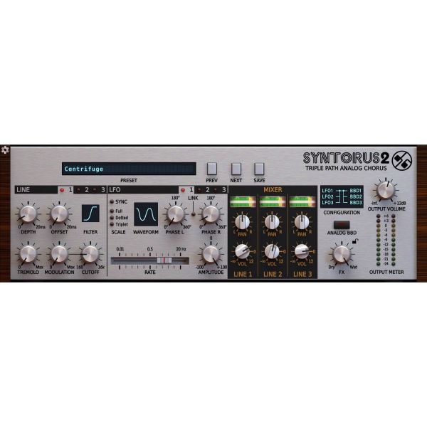 D16 Syntorus 2 - Chorus-Plug-in mit drei BBD-Delay-Linien - Download