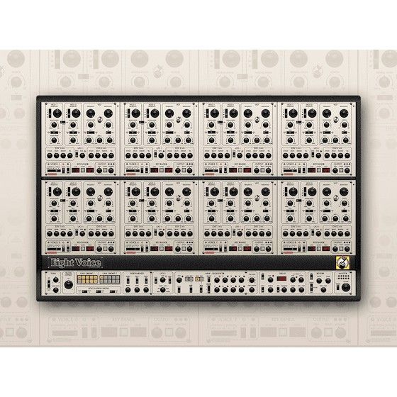 Cherry Audio Eight Voice Synthesizer - polyphoner Synthesizer nach dem Vorbild des Oberheim Eight Voice - Download