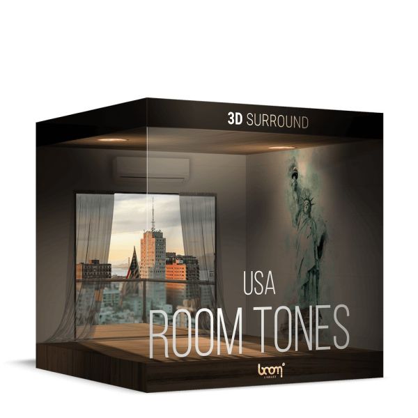 Boom Room Tones USA SURROUND - Raumatmosphären aus den USA in 3D-Surround - Download