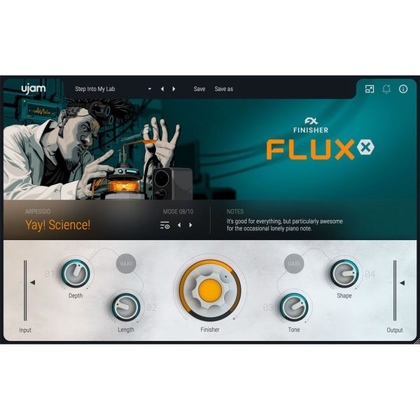UJAM FLUXX - experimenteller Multi-Effekt für Sounddesign - Download