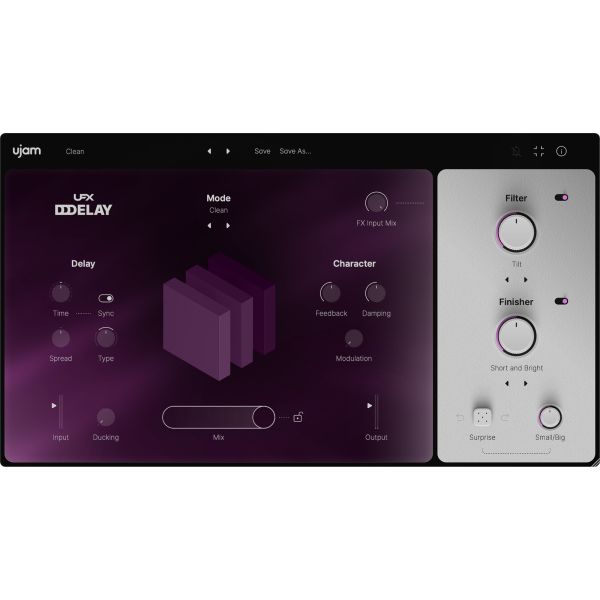 UJAM UFX DELAY - Delay-Plug-in mit 20 Modi und Multi-Effekten - Download