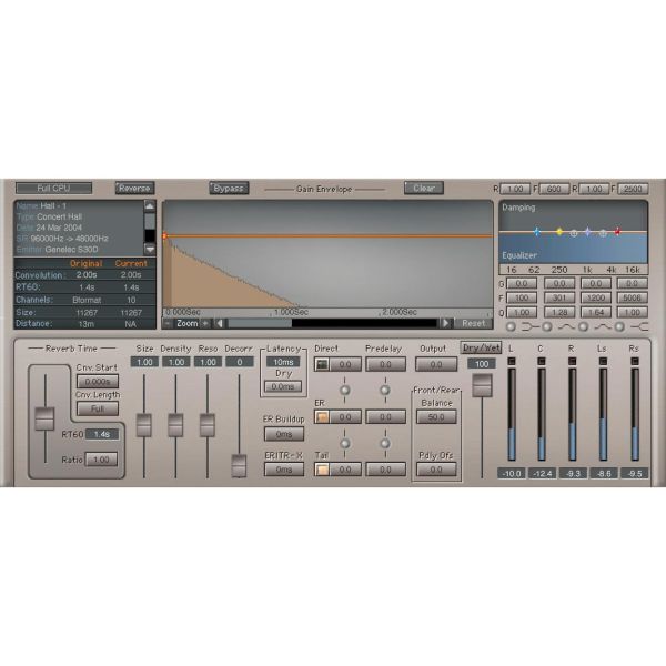 Waves IR360 Convolution Reverb - Faltungshall für Surround - Download