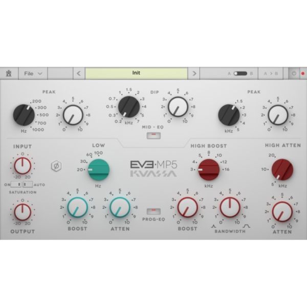 Kuassa EVE-MP5 - Vintage-EQ nach Pultec MEQ-5 und EQP-1A - Download