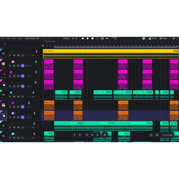 ACE Studio Artist 2 Lifetime - KI-Musikstudio mit Gesangssynthese und KI-Instrumenten - Download