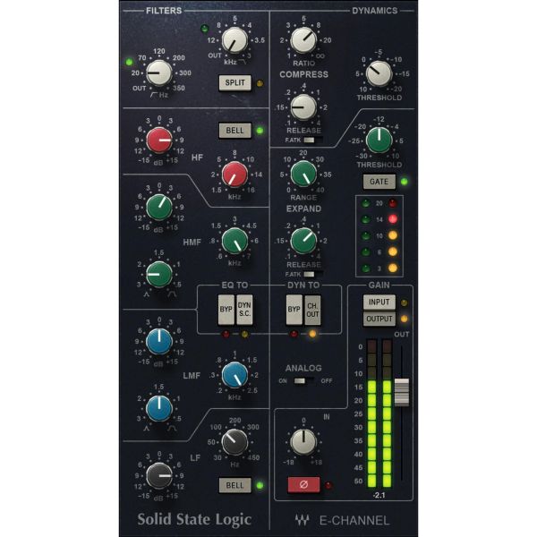 Waves SSL E-Channel - Kanalzug nach Vorbild der SSL 4000 E - Download