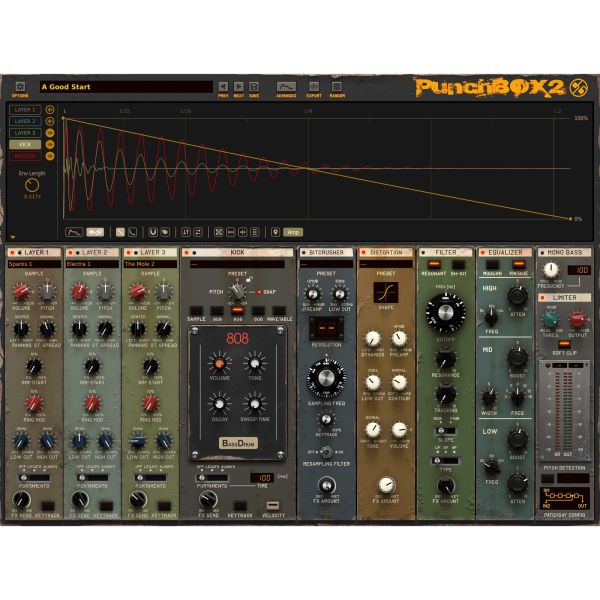 D16 PunchBox 2 - Synthesizer für Kickdrums - Download
