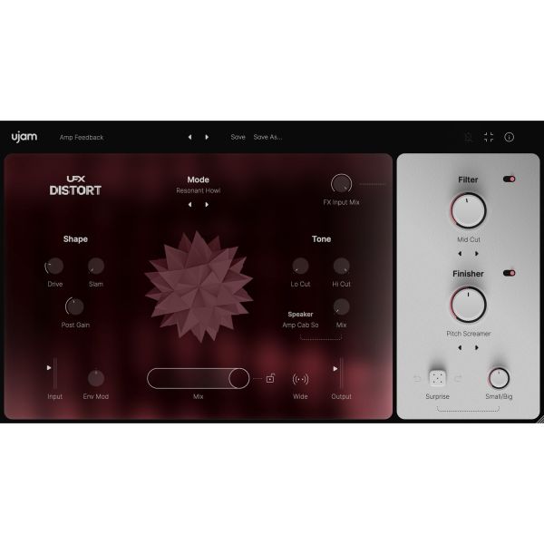 UJAM UFX DISTORT - Verzerrer mit 20 Modi von analog bis digital - Download