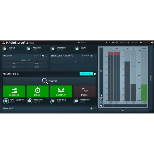 Melda MAutoStereoFix - automatische Stereo-Korrektur - Download