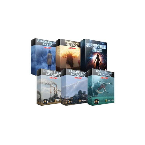 AEJuice VFX Infinity Bundle - VFX-Paket mit über 1.000 Assets - Download