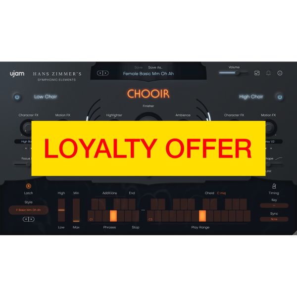 UJAM CHOOIR Loyalty Offer - Hollywood-Chor aus der Bibliothek von Hans Zimmer - Download
