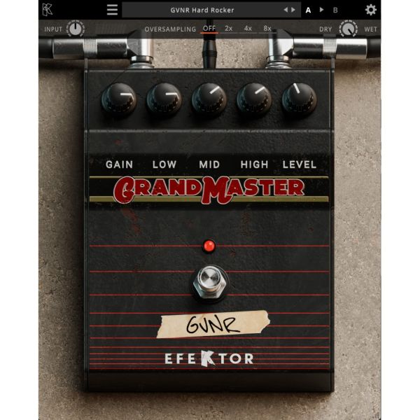 Kuassa Efektor Grandmaster - drei britische Distortion-Pedale in einem Plug-in - Download