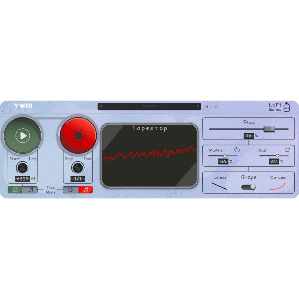 Yum Audio LoFi Tapestop - Tape-Stop- und Tape-Start-Effekt - Download