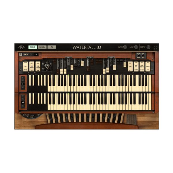 Universal Audio UAD Waterfall B3 Organ - Tonewheel-Orgel mit Leslie - Download