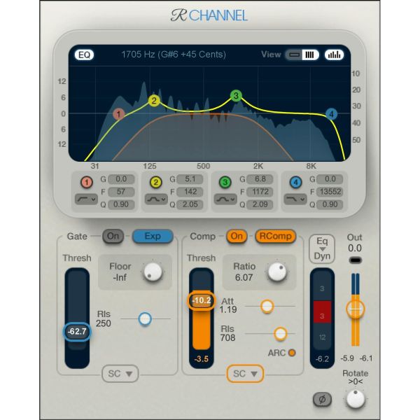 Waves Renaissance Channel - Kanalzug mit Kompressor, Gate und EQ - Download