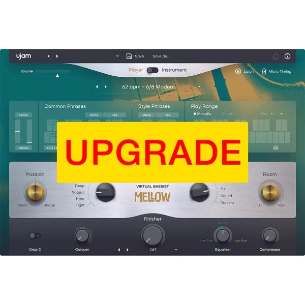 UJAM Upgrade MELLOW 2 - virtueller Kontrabassist für Besitzer der Vorversion - Download