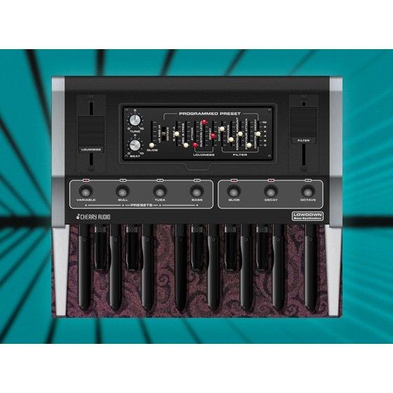 Cherry Audio Lowdown Bass Synthesizer - Emulation eines klassischen Basspedal-Synthesizers - Download