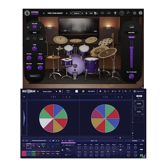 Modalics Groove Mastery Bundle - Bundle aus Drum-Sampler und Beat-Sequenzer - Download