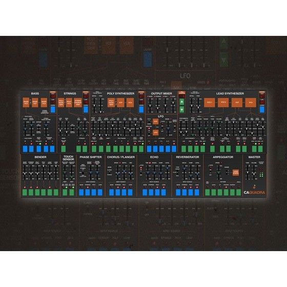 Cherry Audio Quadra Synthesizer - Emulation des ARP Quadra - Download