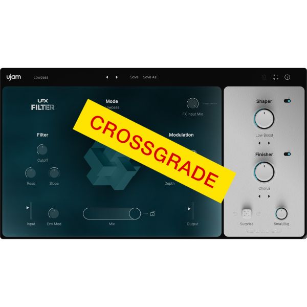UJAM UFX FILTER Loyalty Offer - kreatives Filter-Plug-in mit 20 Filtermodi - Download