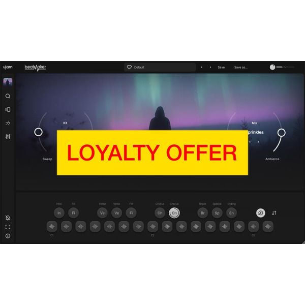 UJAM GLOOM Loyalty Offer - Beatmaker für minimalistische und atmosphärische Grooves - Download