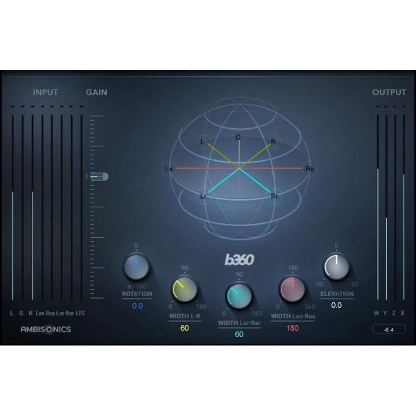 Waves B360 Ambisonics Encoder - Ambisonics-Encoder für 360-Grad-Audio - Download