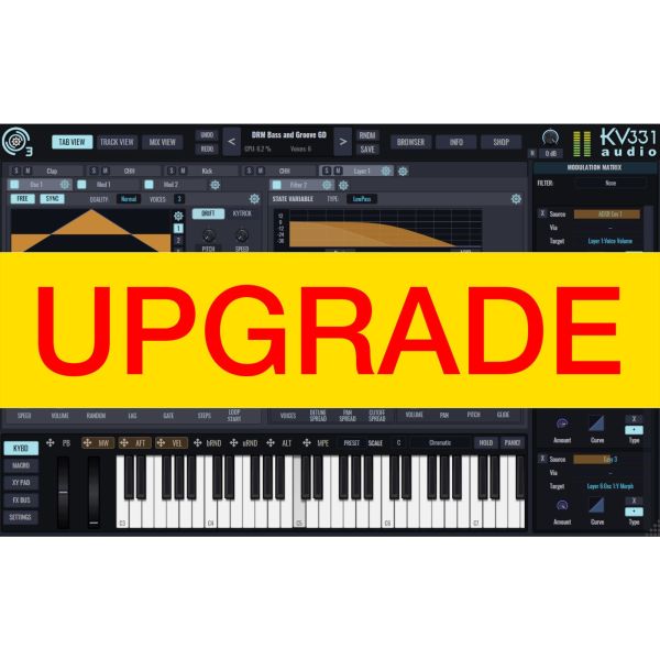 KV331 SynthMaster 3 < SM Player UPG - Upgrade von SynthMaster Player auf SynthMaster 3 - Download