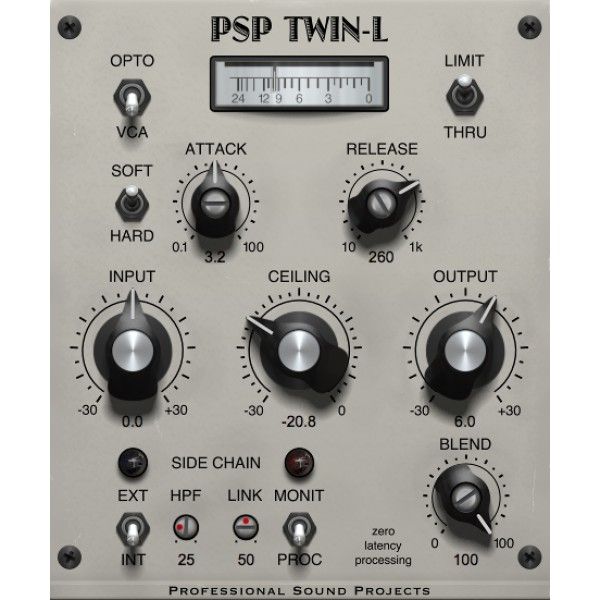 PSP Twin-L - Limiter mit VCA- und Opto-Algorithmus - Download
