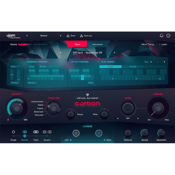 UJAM CARBON - Sounddesign-Gitarre für Filmmusik, Games und Elektronik - Download