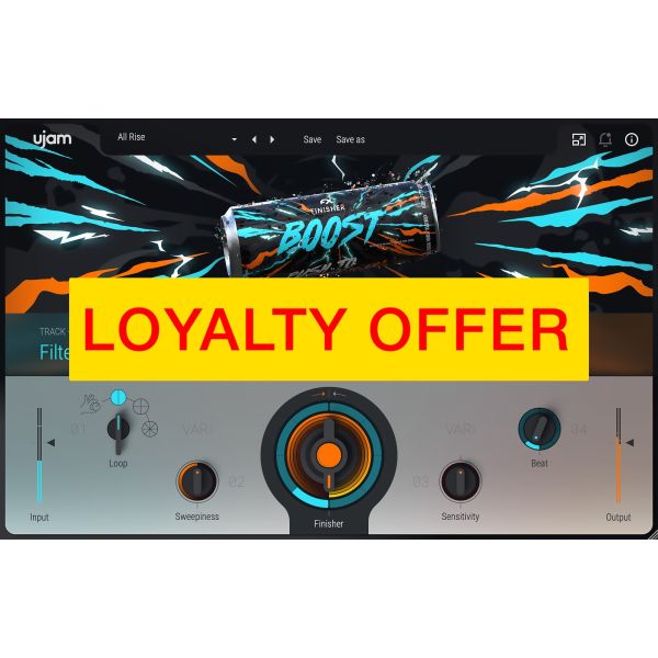 UJAM BOOST Loyalty Offer - Multi-Effekt für synchrone Übergänge und Swells - Download