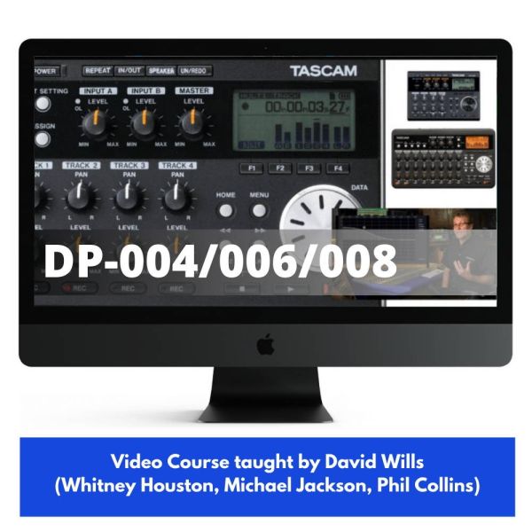 ProAudioEXP Tascam DP-004/006/008 Video Training Course - Video-Schulung zu Recorder und Aufnahmetechnik - Download