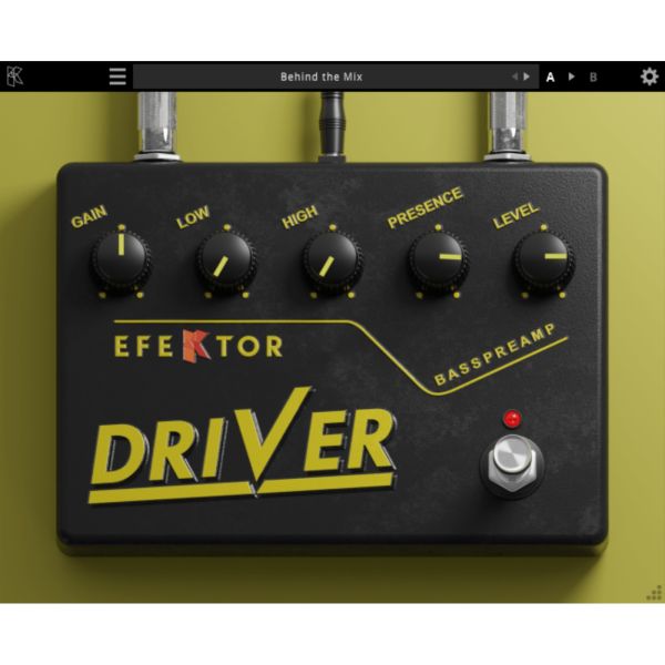 Kuassa Efektor Bass Driver Preamp - Bass-Preamp und DI-Effekt - Download
