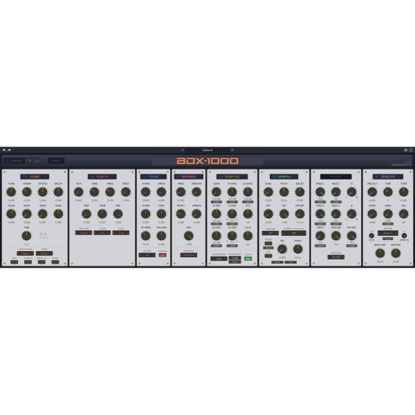 Re-Style BDX-1000 - Bassdrum-Synthesizer auf TR-909-Basis mit Punch-FX und Hall - Download
