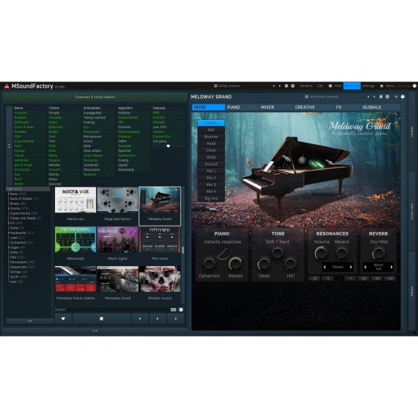 Melda MSoundFactory - modulare Instrumentenplattform - Download