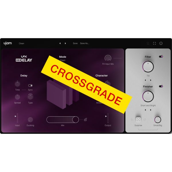 UJAM UFX DELAY Loyalty Offer - Delay-Plug-in mit 20 Modi und Multi-Effekten - Download