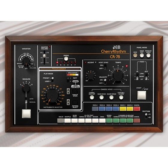 Cherry Audio CR-78 Drum Machine - virtueller Drumcomputer nach dem Roland-Original von 1978 - Download