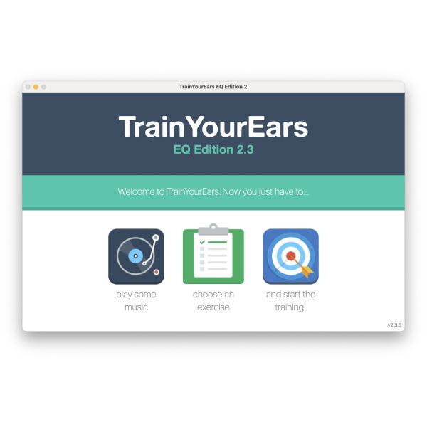 TrainYourEars EQ v2 - Gehörbildungssoftware für Equalizer und Frequenzen - Download