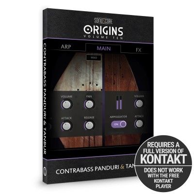 BOOM Library Sonuscore Origins Vol.10: Contrabass Pan & Tan - Arpeggio-Instrument mit Kontrabass-Panduri und Tanbur - Download