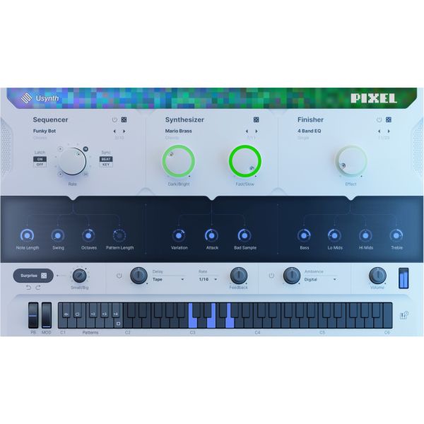 UJAM PIXEL - Synthesizer für Videospiel-Sounds der 80er und 90er - Download