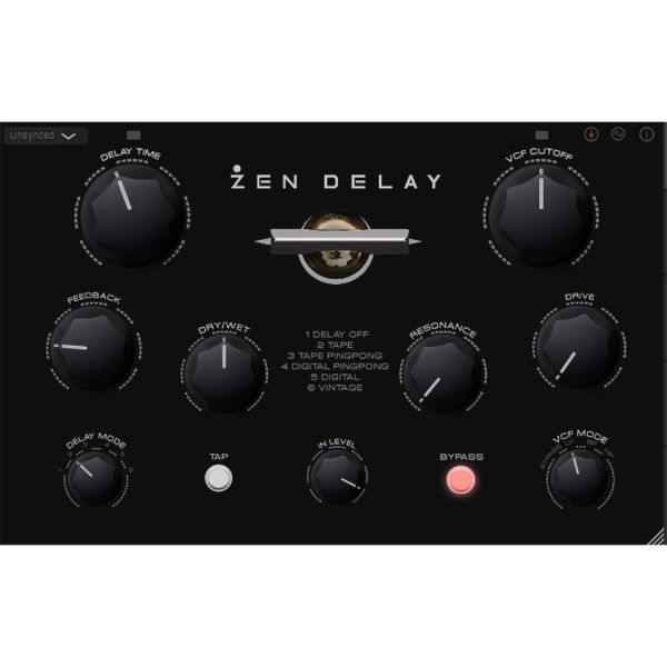 Liquid Sky Zen Delay - Stereo-Delay mit Filter und Röhren-Overdrive - Download