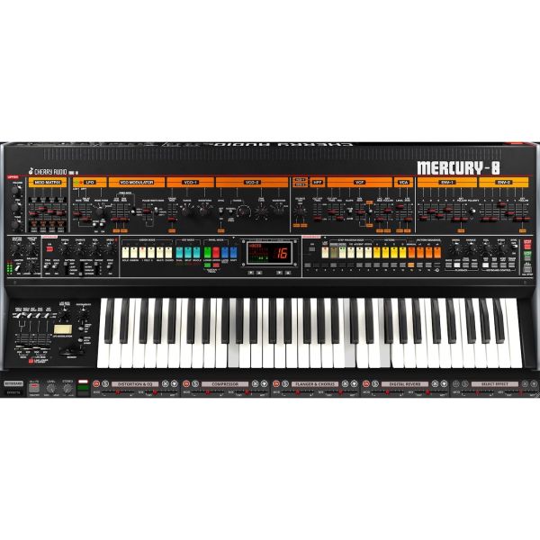 Cherry Audio Mercury-8 - Emulation des Synthesizers JP-8 mit zwei Layern - Download