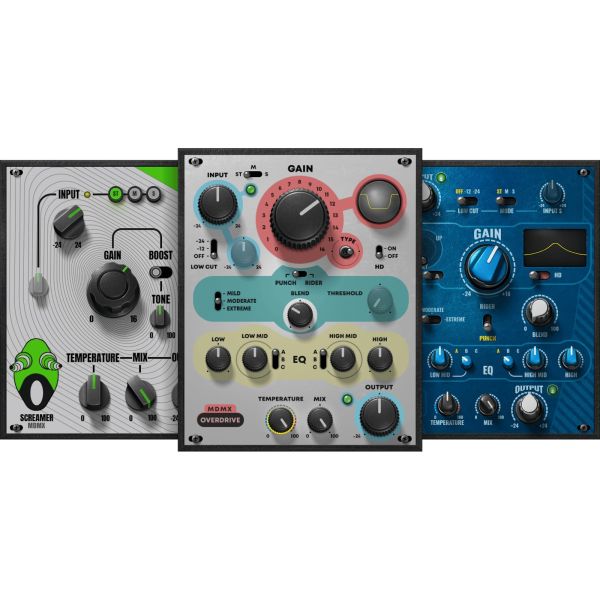 Waves MDMX Distortion Modules - Verzerrer-Module Screamer, Overdrive und Fuzz - Download