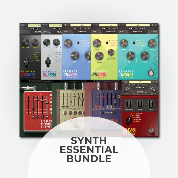 Kuassa Synth Essential Bundle - Bundle mit neun Effekten für Synthesizer - Download