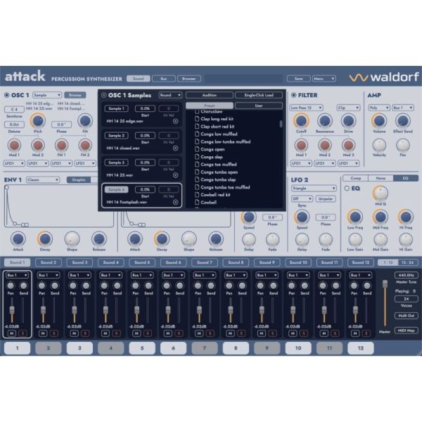 Waldorf Attack 3 - Percussion-Synthesizer - Download