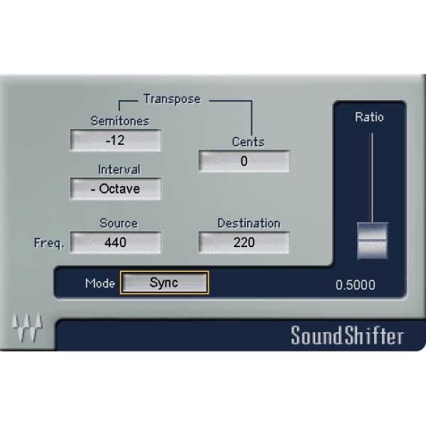 Waves SoundShifter - Zeit- und Tonhöhenbearbeitung - Download