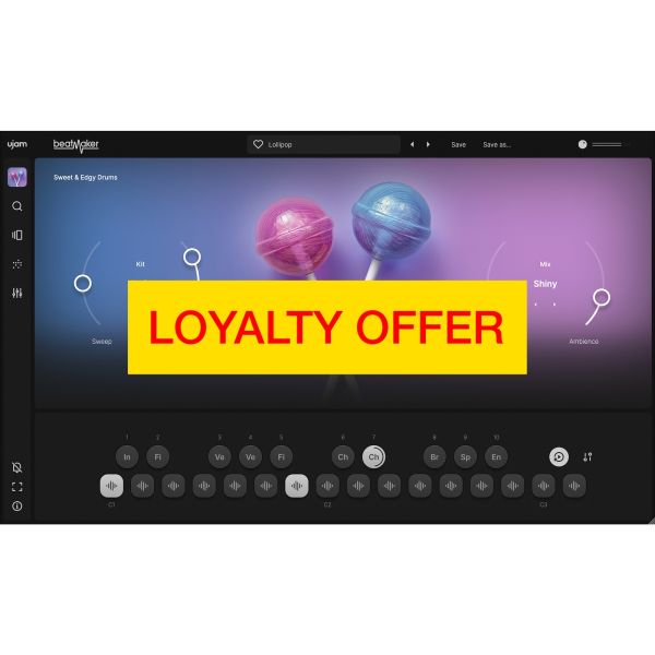 UJAM KANDY Loyalty Offer - virtuelle Drum-Machine für Pop und EDM - Download