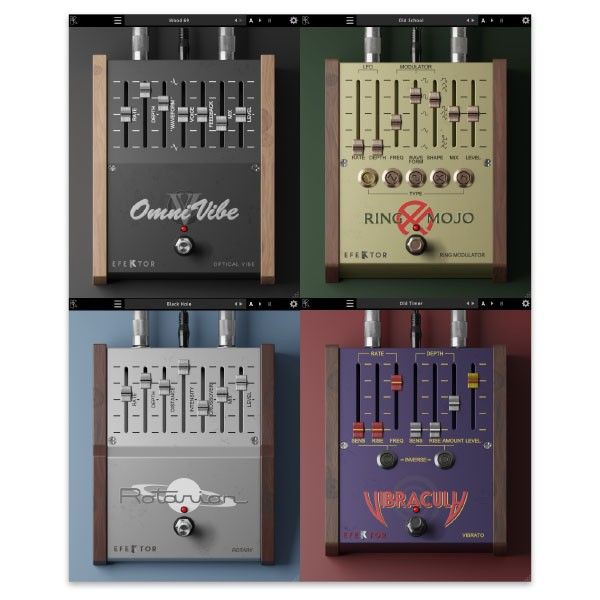 Kuassa Efektor Modulation Too Bundle - Bundle mit vier Modulationseffekten - Download